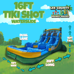 16 FT Dual Lane Tiki Shot
